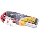 Battery Tattu Lipo 2S 7.4V 450mAh 75C With XT30 Plug