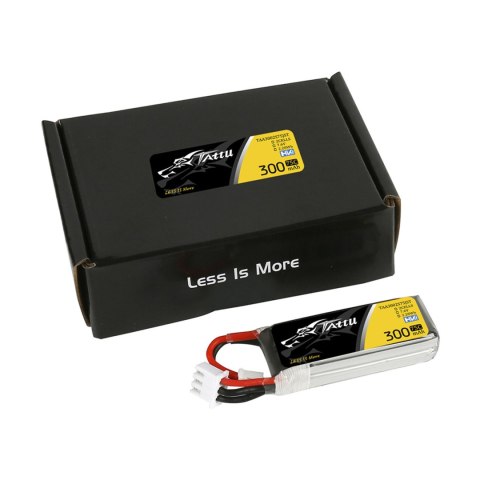 Battery Tattu Lipo 2S 7.6V 300mAh 75C With JST-PHR Plug