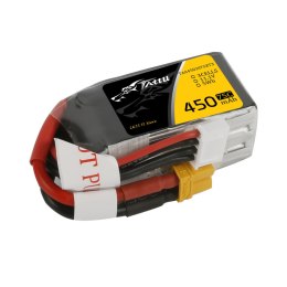 Battery Tattu Lipo 3S 11.1V 450mAh 75C With XT30 Plug
