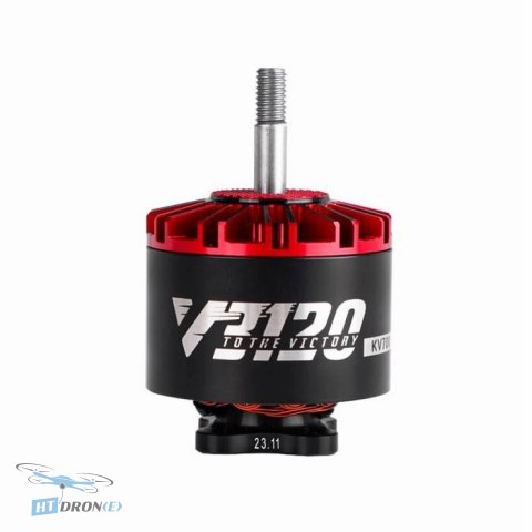 T-Motor VELOX V3120 700KV front and side 3/4 view, ideal for FPV