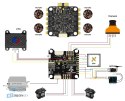 FlashHobby Stack F4 FC + F55A ESC задній вид з роз'ємами та портами FC ESC, перевірити деталі