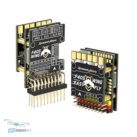 SpeedyBee F405 Wing Mini Stack rear view USB and UART ports shop HTDRONE