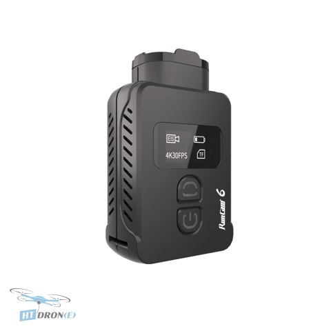 RunCam 6 rear view with charging ports and connectors - FPV camera at HTDRONE