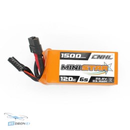 CNHL MiniStar Lipo 6S 1500mAh 120C XT60 battery side view price shop