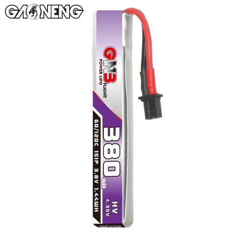 Battery GNB GAONENG LiHV 1S 3.8V 380mAh 60C A30 Cabled