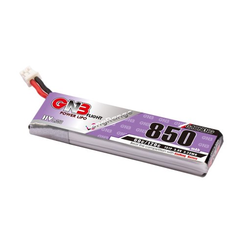 Battery GNB GAONENG LiHV 1S 3.8V 850mAh 60C PH2.0