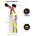 Battery GNB GAONENG LiPo 4S 15.2V 530mAh 90C XT30 Long