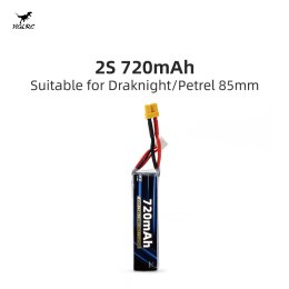 Battery HGLRC LiPo 2S 7.6V 720mAh 100C