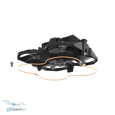 IFlight Defender 25 LED Strip iFlight Czerwony - widok z boku, doskonały do tuningu drona