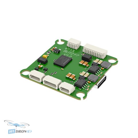 iFlight BLITZ F7 V1.2 ICM42688 FPV flight controller top-down view PCB details HTDRONE