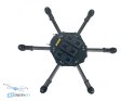 Pilotix Spider6 Simple FPV Cinelifter rama drona widok z tyłu szczegóły HTDRONE