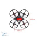 IFlight Alpha A75 górny widok ramy FPV z detalami montażowymi – najlepsza oferta HTDRONE