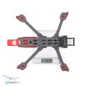 IFlight Chimera6 FPV LR FPV frame rear view and connectors - price at HTDRONE