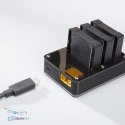 IFlight GOCam PM GR Battery and Charger Hub iFlight Combo rear view with charging ports