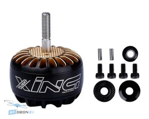 Tylny widok silnika IFlight XING 4214 X-Class 660KV - szczegóły połączeń