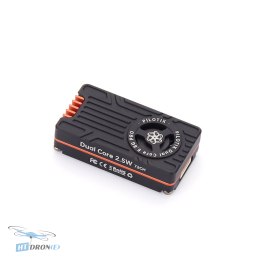 Pilotix R2500 V1.0 VTX 2.5W - widok z trzech czwartych, detale konstrukcji