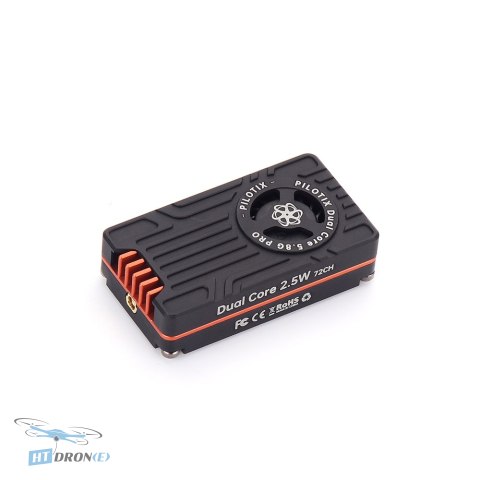 Pilotix R2500 V1.0 VTX 2.5W - rear view, connectors and ports
