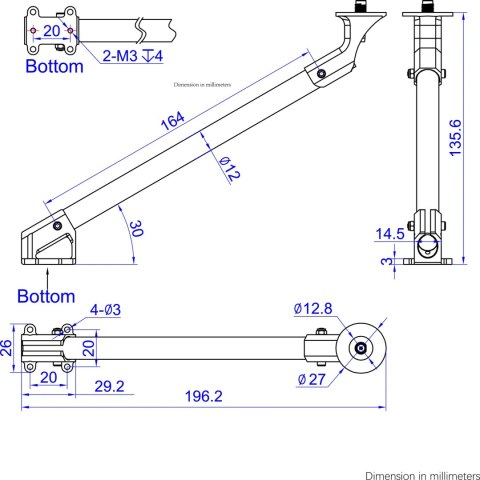 Antenna Holybro Mount 30° (2PCS)
