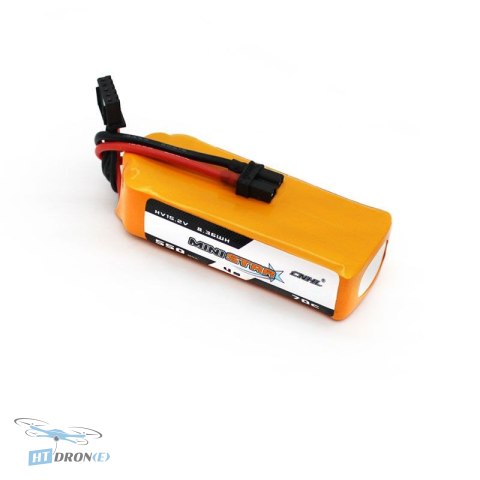Konektor XT30U w baterii CNHL MiniStar HV 4S 550mAh 15.2V 70C - szczegółowy widok