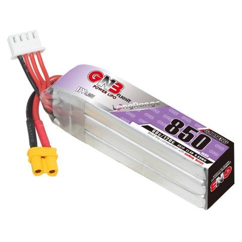 Battery GNB GAONENG LiHV 3S 11.4V 850mAh 60C XT30