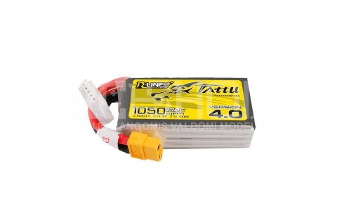 Battery Tattu R-Line 4.0 LiPo 4S 14.8V 1050mAh 130C XT60