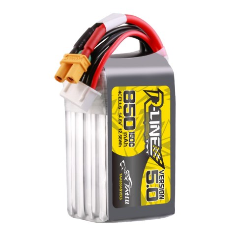 Battery Tattu R-Line 5.0 LiPo 4S 14.8V 850mAh 150C XT30U-F