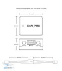 CUAV Power Module CAN PMU – accessories and power module in HTDRONE packaging