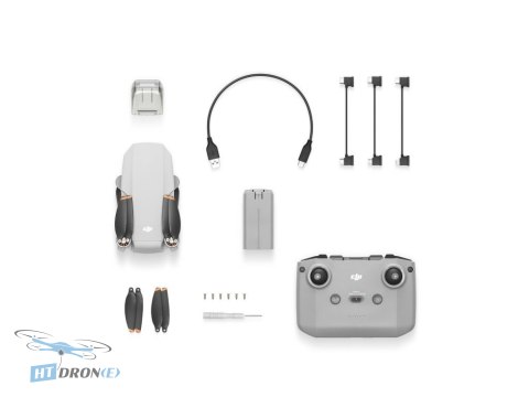 DJI Mini 2 SE drone with controller and accessories, kit shown, HTDRONE