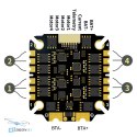 Pilotix ESC 4in1 Pilotix BLS 75A 6S złącza i porty szczegółowy widok
