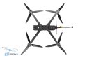 Top-down widok FPV drona Partizan PT10 PRO ELRS 5.8G 3W - komponenty HTDRONE