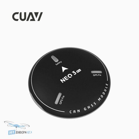 CUAV NEO 3 Pro GPS module connectors and ports rear view HTDRONE shop