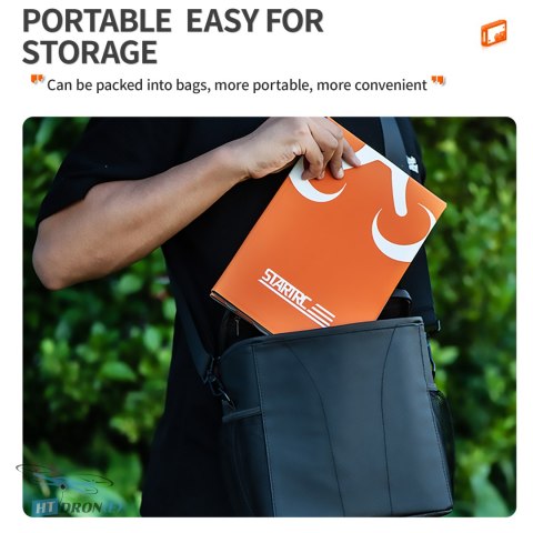 STARTRC mata startowa 55x55cm porównanie rozmiaru z akcesoriami FPV kupić HTDRONE