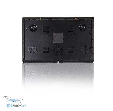 Rear panel of Hawkeye Captain X 4.9-6.0G FPV monitor with DVR - connectors and ports