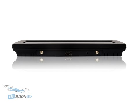 Top view of Hawkeye Captain X 4.9-6.0G FPV monitor with DVR - component details