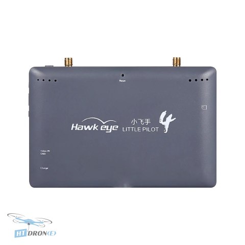 Hawkeye Little Pilot 4 grey FPV monitor - side angle view, best price at HTDRONE shop
