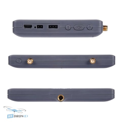 Rear view of Hawkeye Little Pilot 4 5-inch monitor - connectors and ports, shop at HTDRONE
