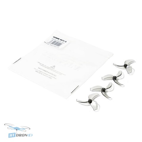Packaging of BETAFPV Gemfan 1611 3-Blade Clear Grey FPV drone propellers - price at HTDRONE shop