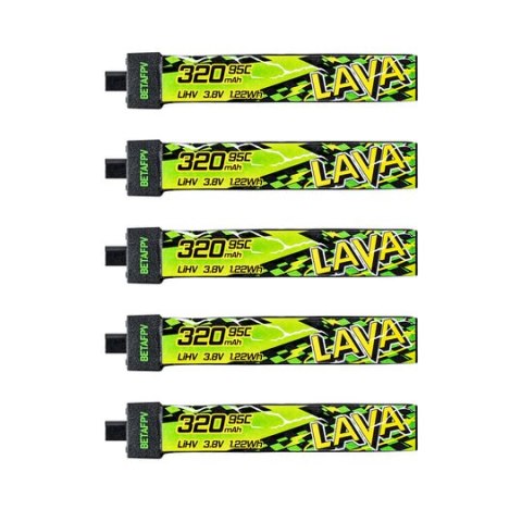 Battery BETAFPV LAVA II LiHv 1S 320mAh 95C (5PCS)