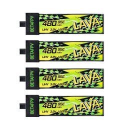 Battery BETAFPV LAVA II LiHv 1S 480mAh 95C (4PCS)