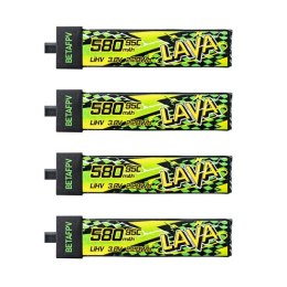 Battery BETAFPV LAVA II LiHv 1S 580mAh 95C (4PCS)