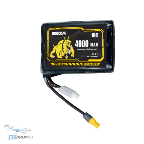 DOGCOM 21700 Li-ion 4000mAh 6S1P 22.2V 10C battery - best choice at HTDRONE shop, buy now