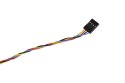 Cable HobbyDrone RM3100 MPX male 6pin JST-GH 1.25 4pin- 0AWG 600mm