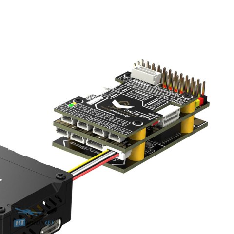 SpeedyBee F405 WING APP Fixed Wing flight controller top view printed circuit board PCB