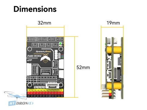 SpeedyBee F405 WING APP Fixed Wing flight controller packaging contents kit buy cheap