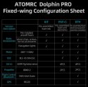 Fixed Wing Plane ATOMRC Dolphin PRO Kit Grey