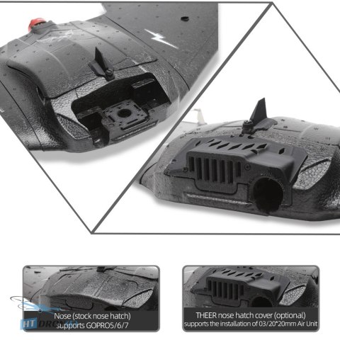 ATOMRC THEER Bat Kit samolot FPV rozmiar porównanie akcesoria HTDRONE