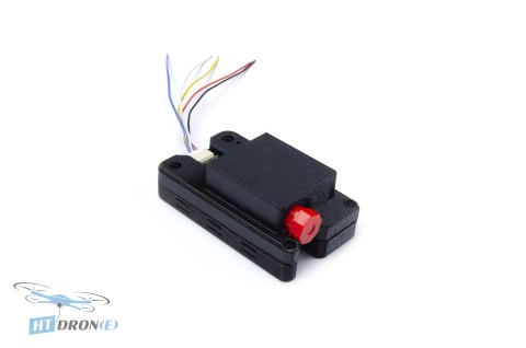 Pilotix Module PCB with 15km fiber optic top-down view HTDRONE