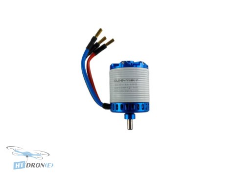 SunnySky V3 X3530 650KV brushless motor rear view power connectors HTDRONE shop