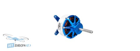 SunnySky X7025 KV190 40CC motor rear view with wires