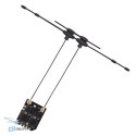 RadioMaster XR4 Gemini Xrossband receiver size comparison with accessories